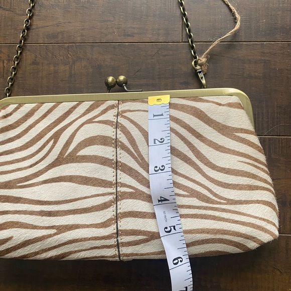 Patricia Nash Crossbody Clutch style Haircalf purse - Picture 10 of 13